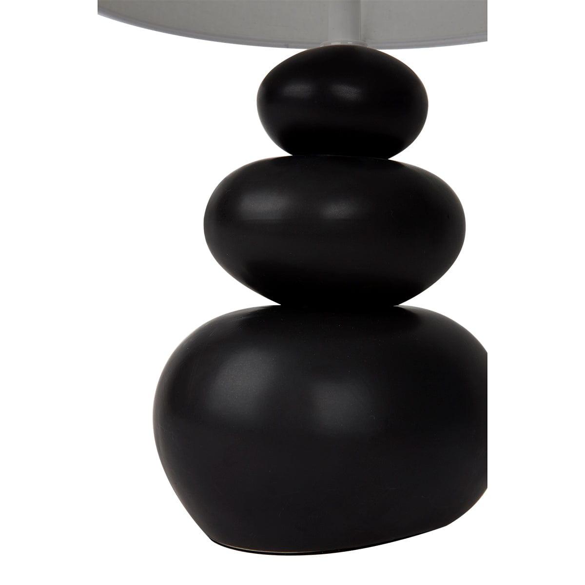 House Journey Table Lamp Koa Table Lamp - Black Matte Ceramic