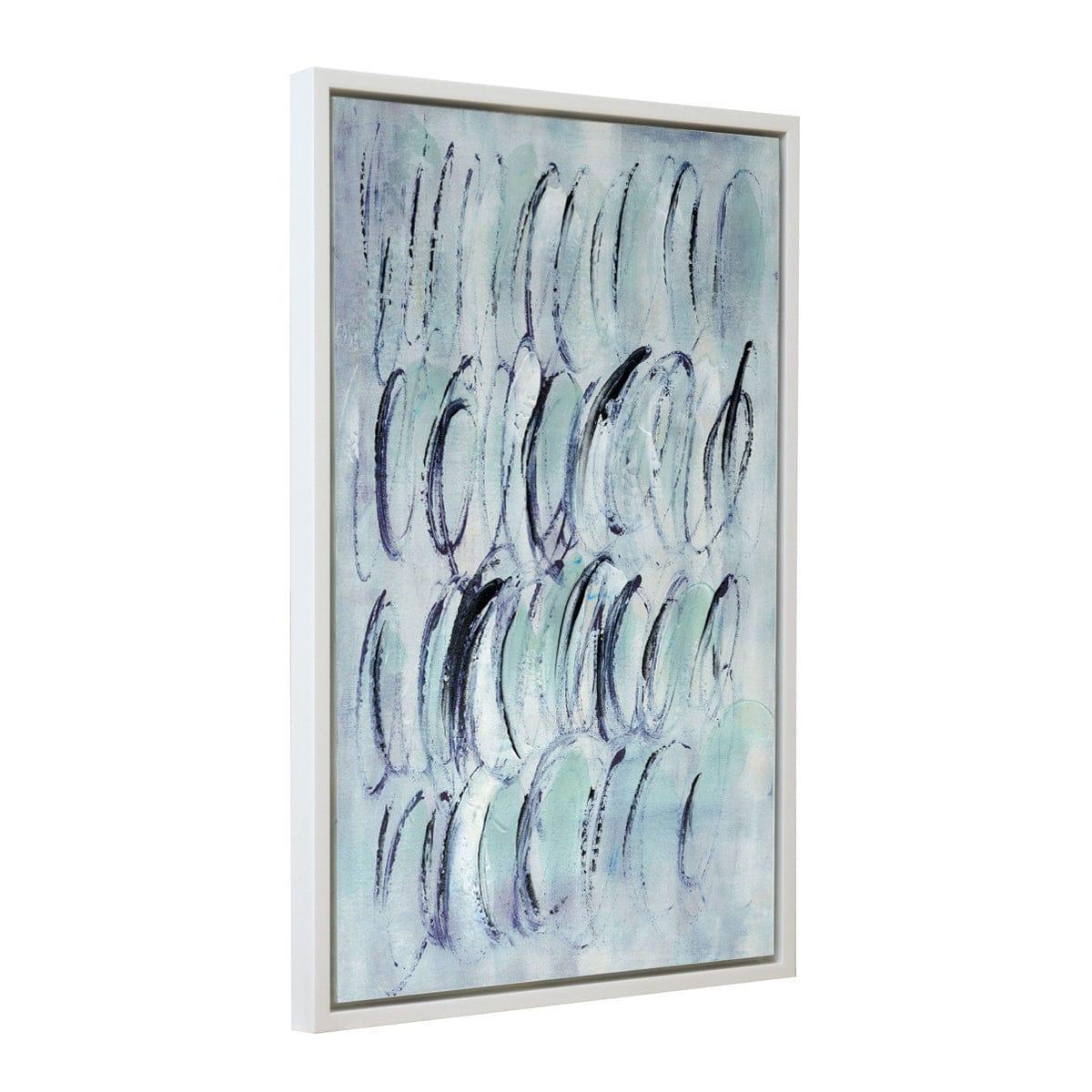 Run Softly Blue River Enhanced Canvas Print Set.