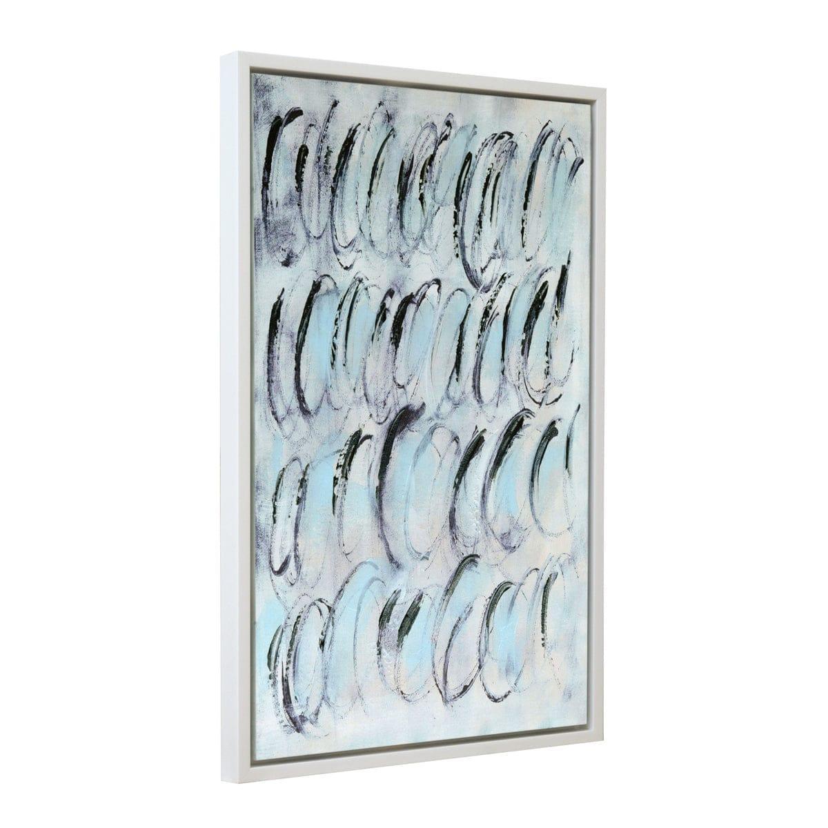 Run Softly Blue River Enhanced Canvas Print Set.