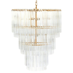 Zara Pendant - 3 Tier Brass.