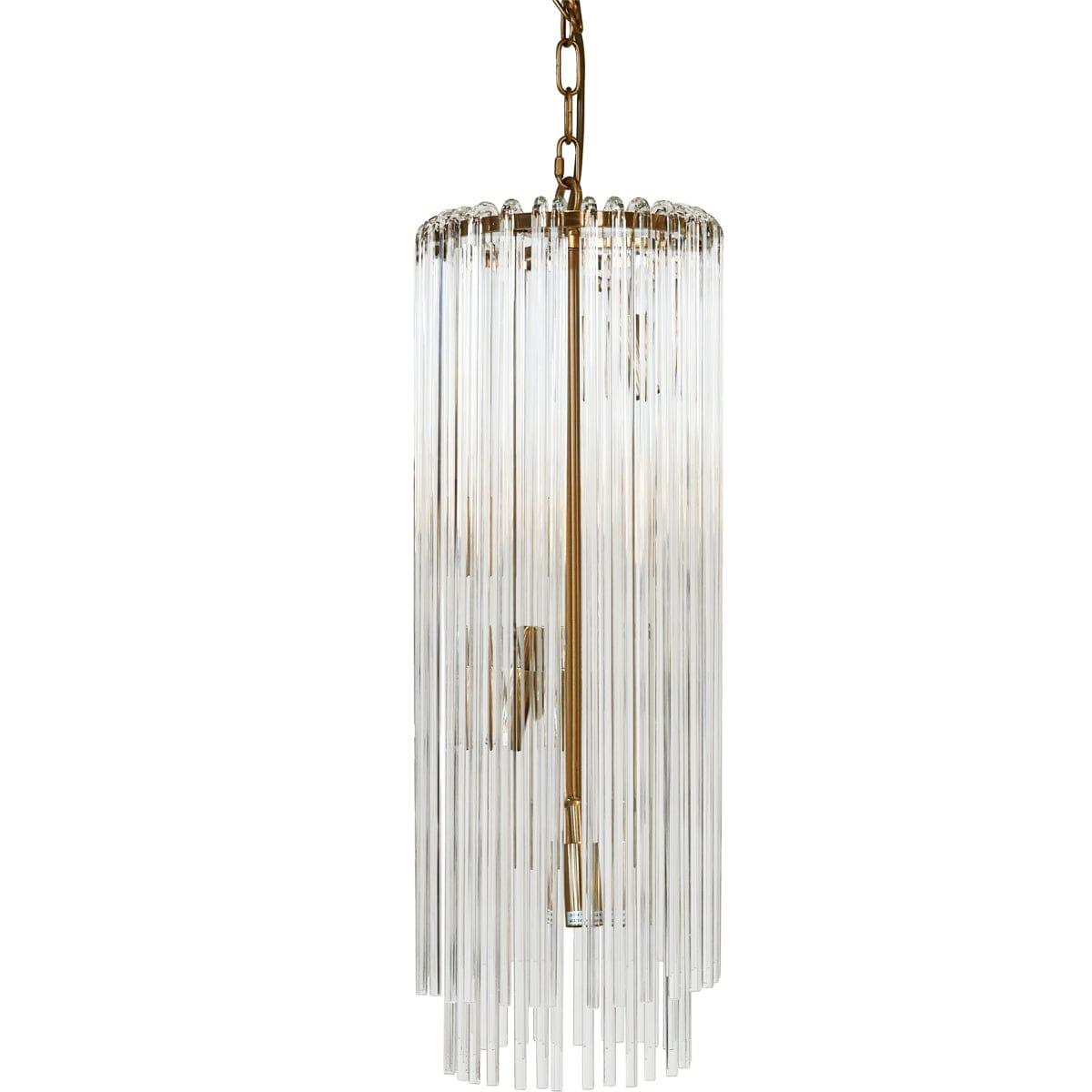 Zara Pendant - Long Brass.