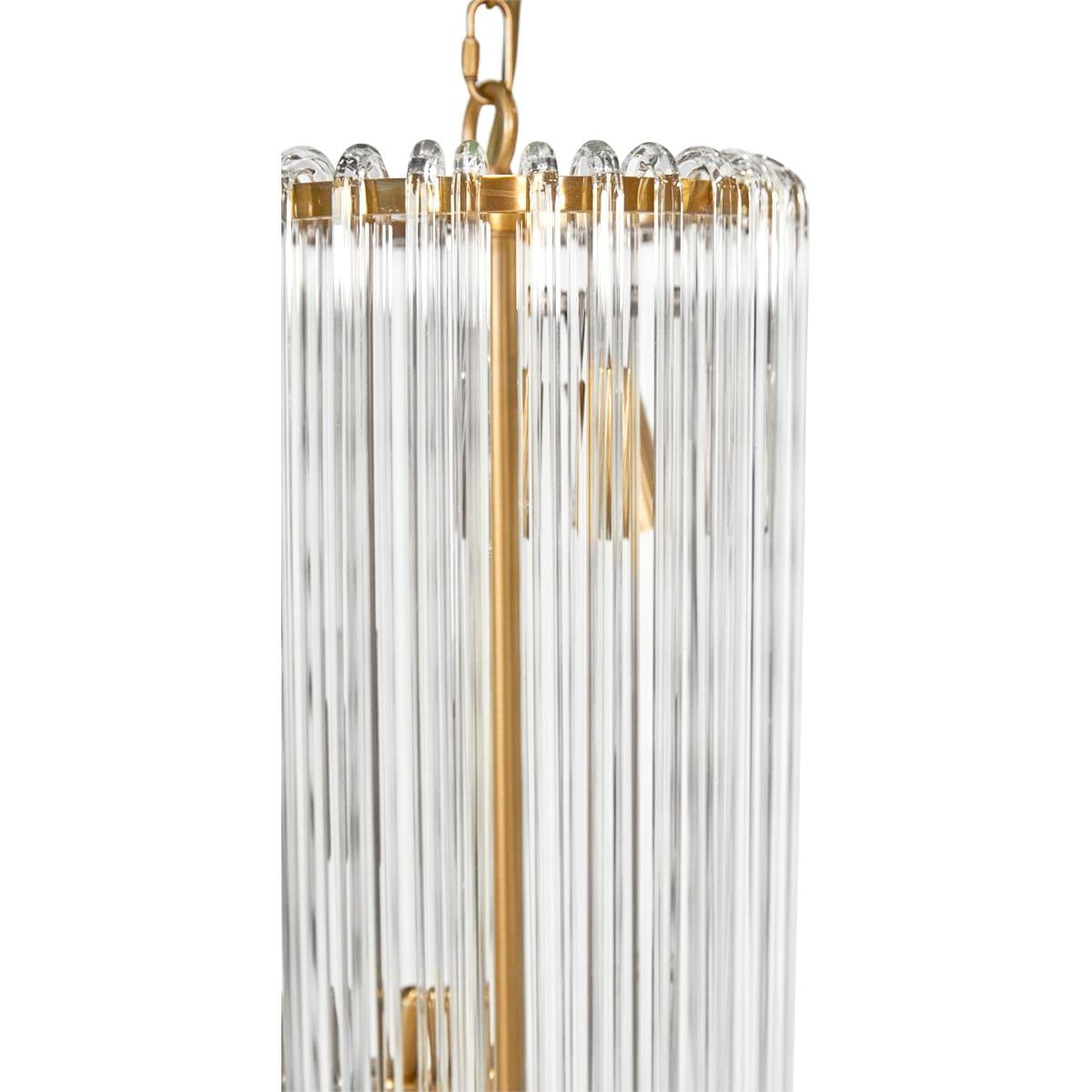 Zara Pendant - Long Brass.