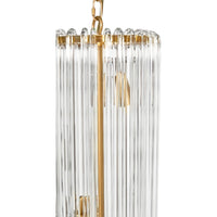 Zara Pendant - Long Brass.