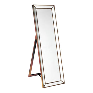 House Journey Zeta Cheval Mirror - Antique Gold