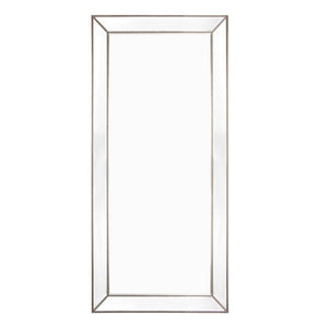 House Journey Zeta Floor Mirror - Antique Silver