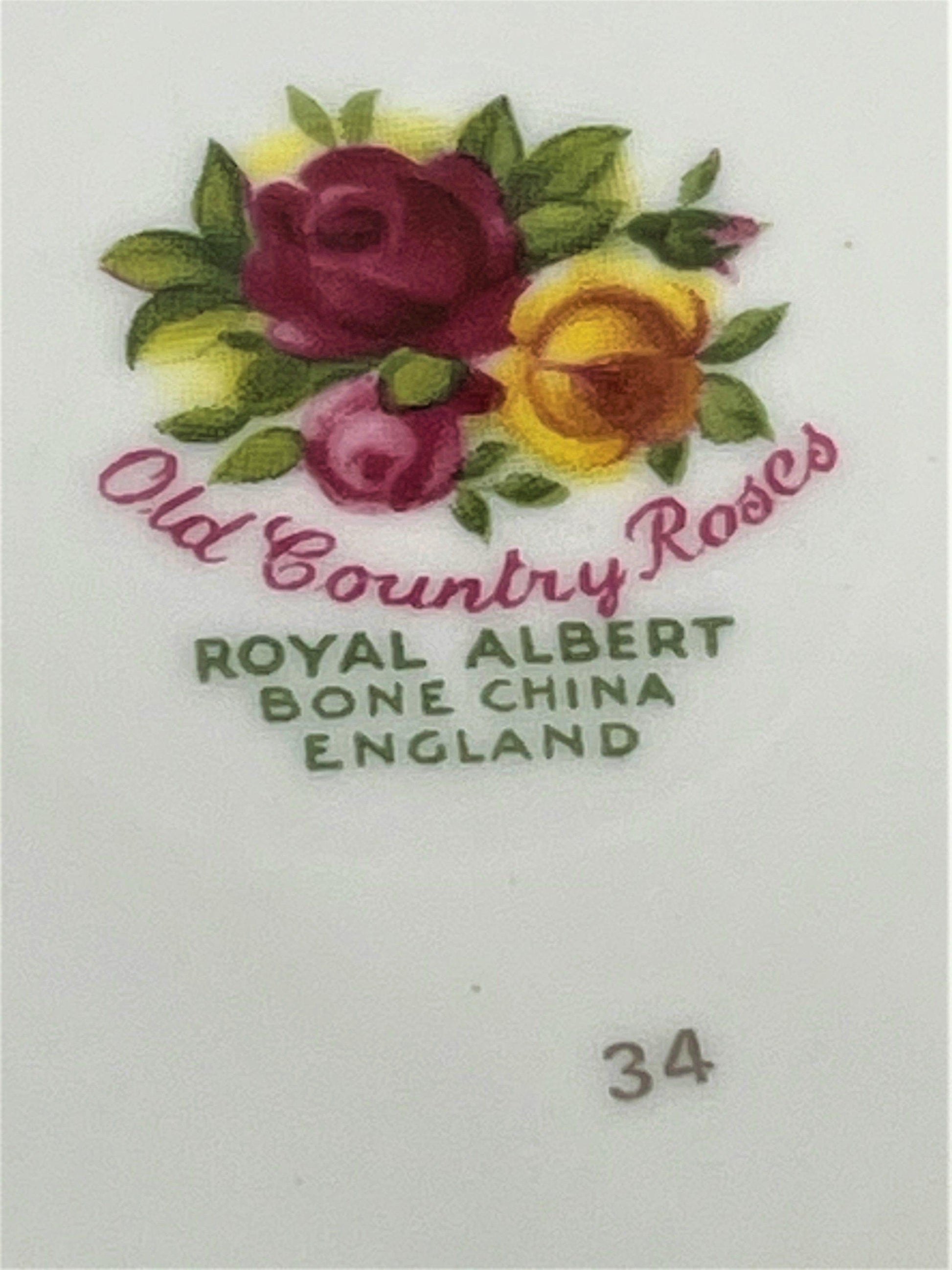 Royal Albert Bone China 1st edition Royal Albert Old Country Roses 6 piece Service for One