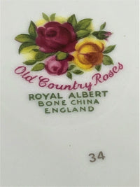 Royal Albert Bone China 1st edition Royal Albert Old Country Roses 6 piece Service for One