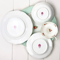 Royal Albert Cheeky Vintage Mix Polka Rose 5pc Service for One.
