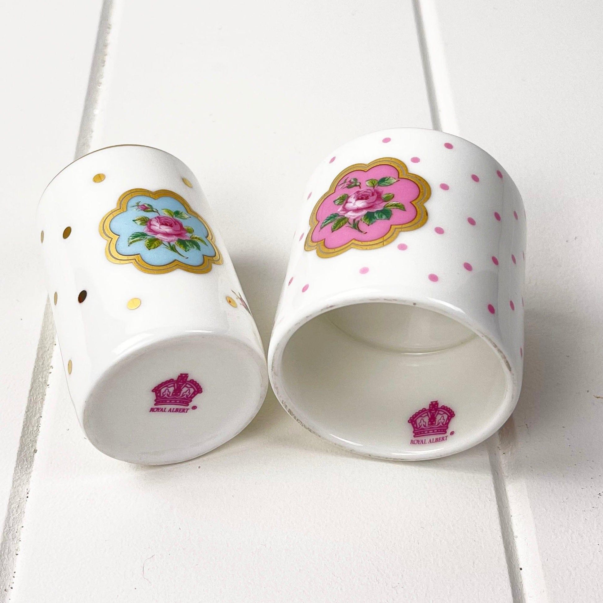 Royal Albert Cheeky Vintage Mix Votives (set of two).