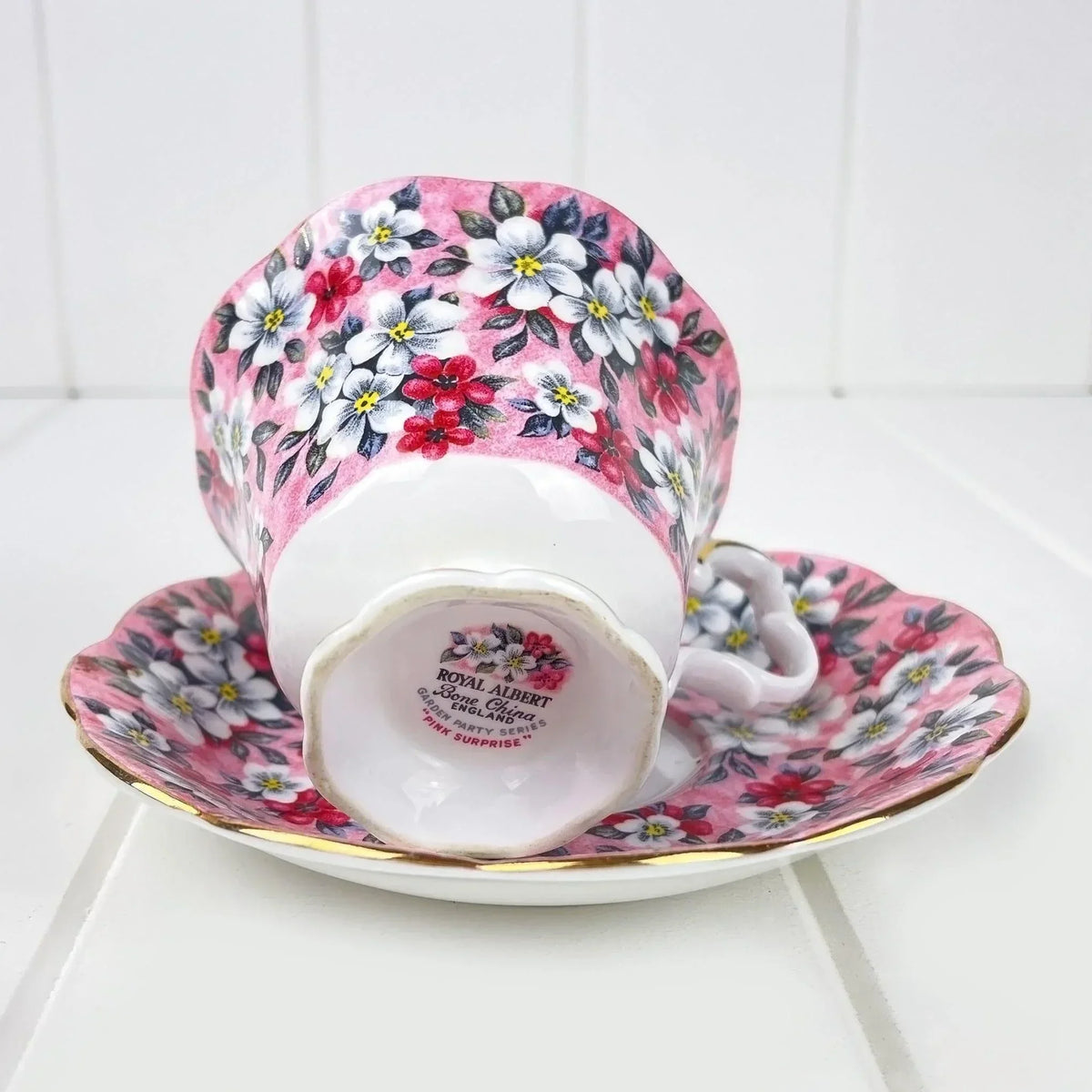 Royal Albert Bone China Royal Albert Garden Party Series Pink Duo