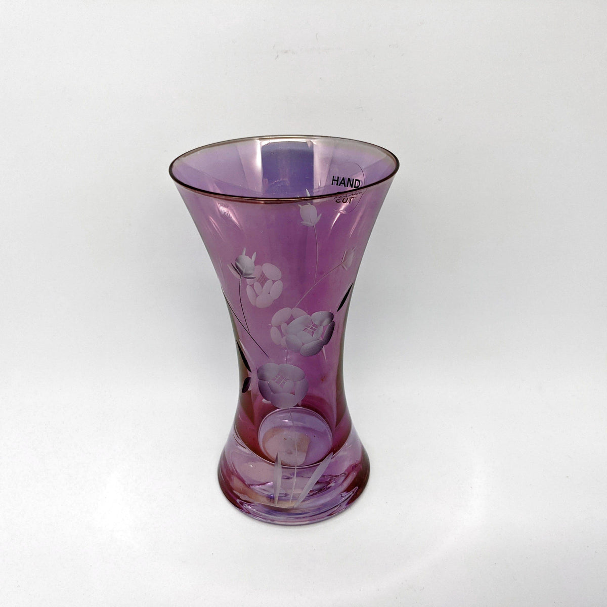 Royal Albert Hand Cut-Crystal Vase.
