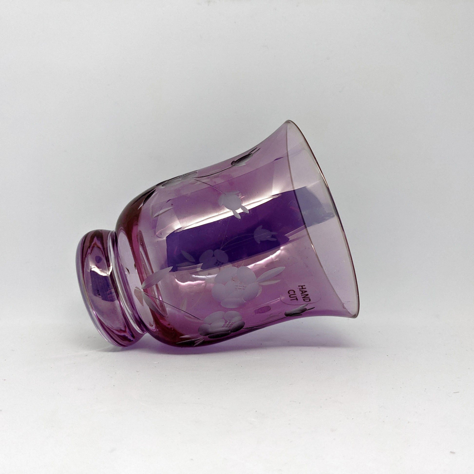Royal Albert Hand Cut-Crystal Vase.