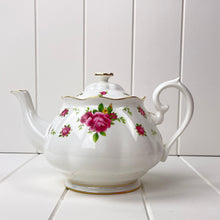 Load image into Gallery viewer, Royal Albert New Country Roses Large White Teapot.
