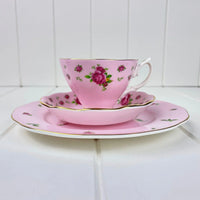Royal Albert Bone China Royal Albert New Country Roses Pink Trio