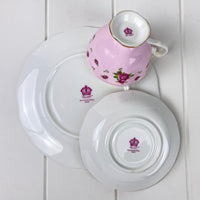 Royal Albert Bone China Royal Albert New Country Roses Pink Trio