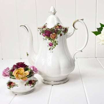 Royal Albert Old Country Roses 23cm Coffee Pot.