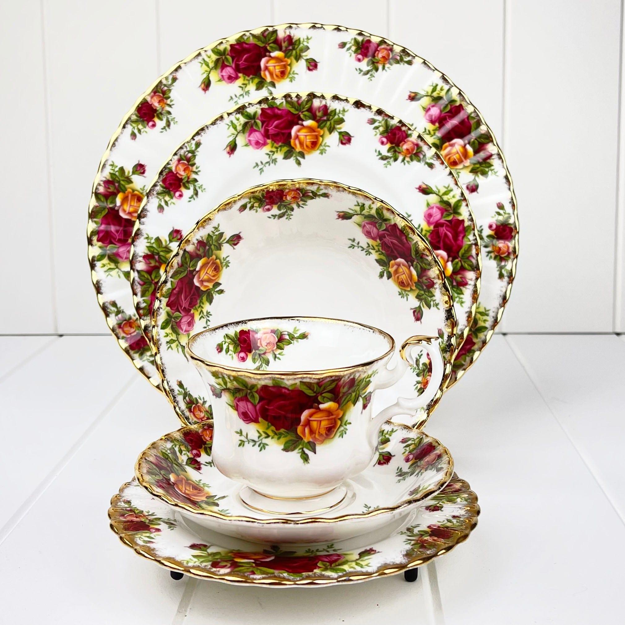 Royal Albert Bone China Royal Albert Old Country Roses 6 piece Service for One