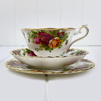 Royal Albert Bone China Royal Albert Old Country Roses Avon Shape Trio