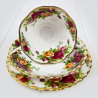 Royal Albert Bone China Royal Albert Old Country Roses Avon Shape Trio