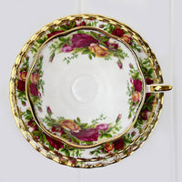 Royal Albert Bone China Royal Albert Old Country Roses Avon Shape Trio