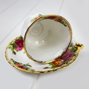 Royal Albert Bone China Royal Albert Old Country Roses Coffee Demitasse Duo