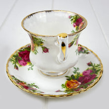 Load image into Gallery viewer, Royal Albert Bone China Royal Albert Old Country Roses Coffee Demitasse Duo
