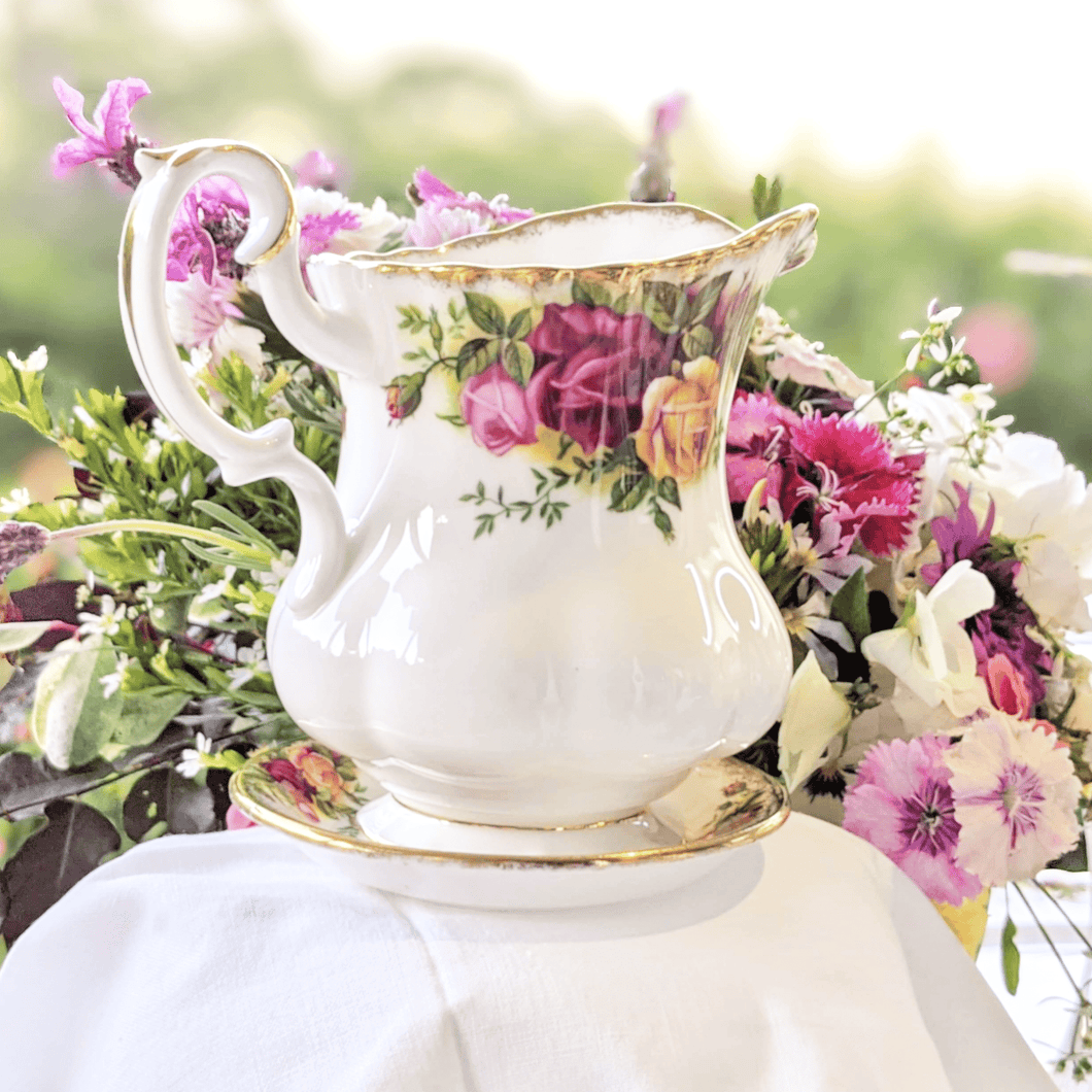 Royal Albert Old Country Roses Creamer.