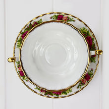 Load image into Gallery viewer, Royal Albert Bone China Royal Albert Old Country Roses Soup Coupe and Underplate
