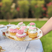 Load image into Gallery viewer, Royal Albert Old Country Roses Tabbed Cake Plate.
