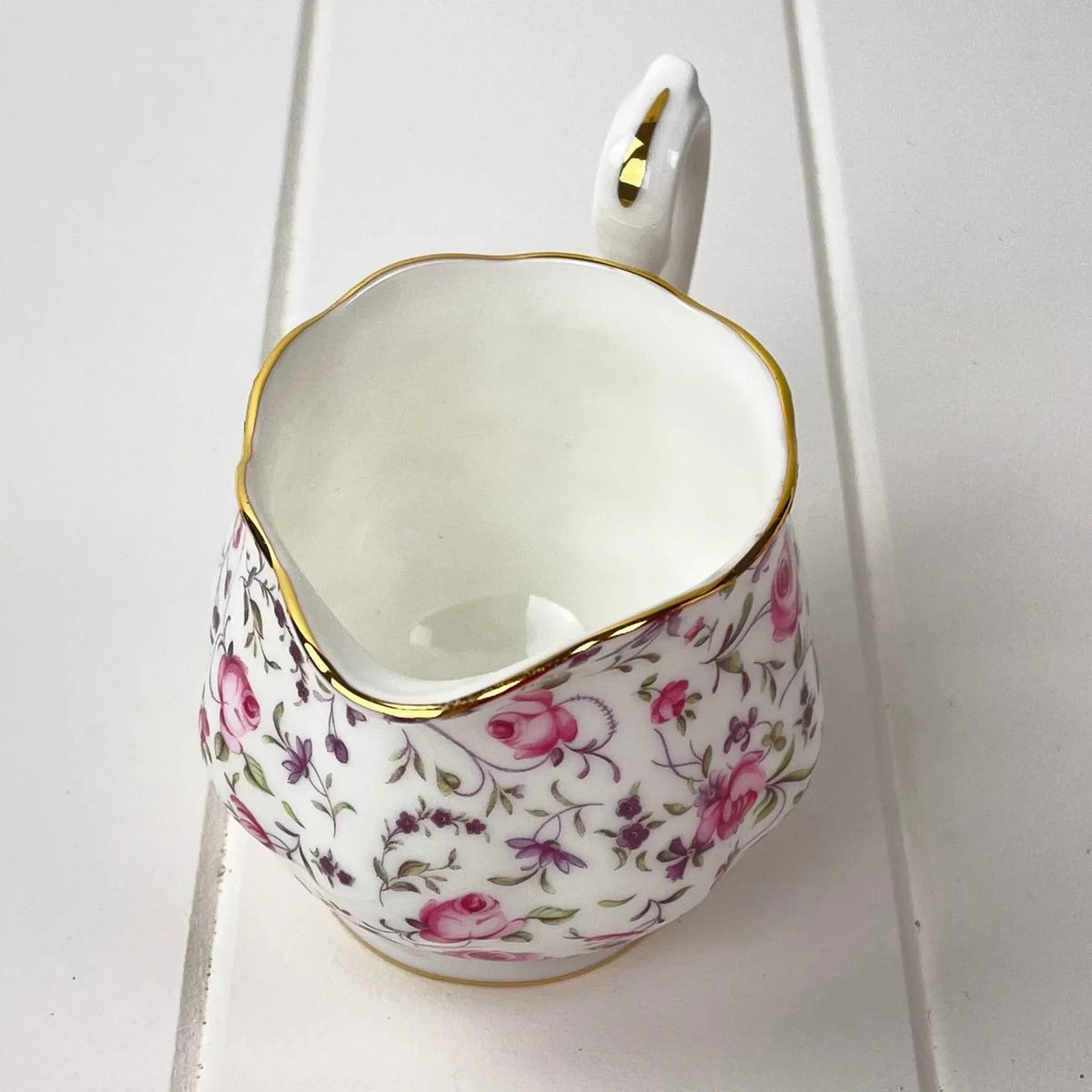 Royal Albert Rose Confetti Creamer.
