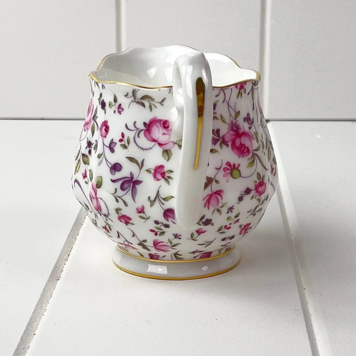 Royal Albert Rose Confetti Creamer.