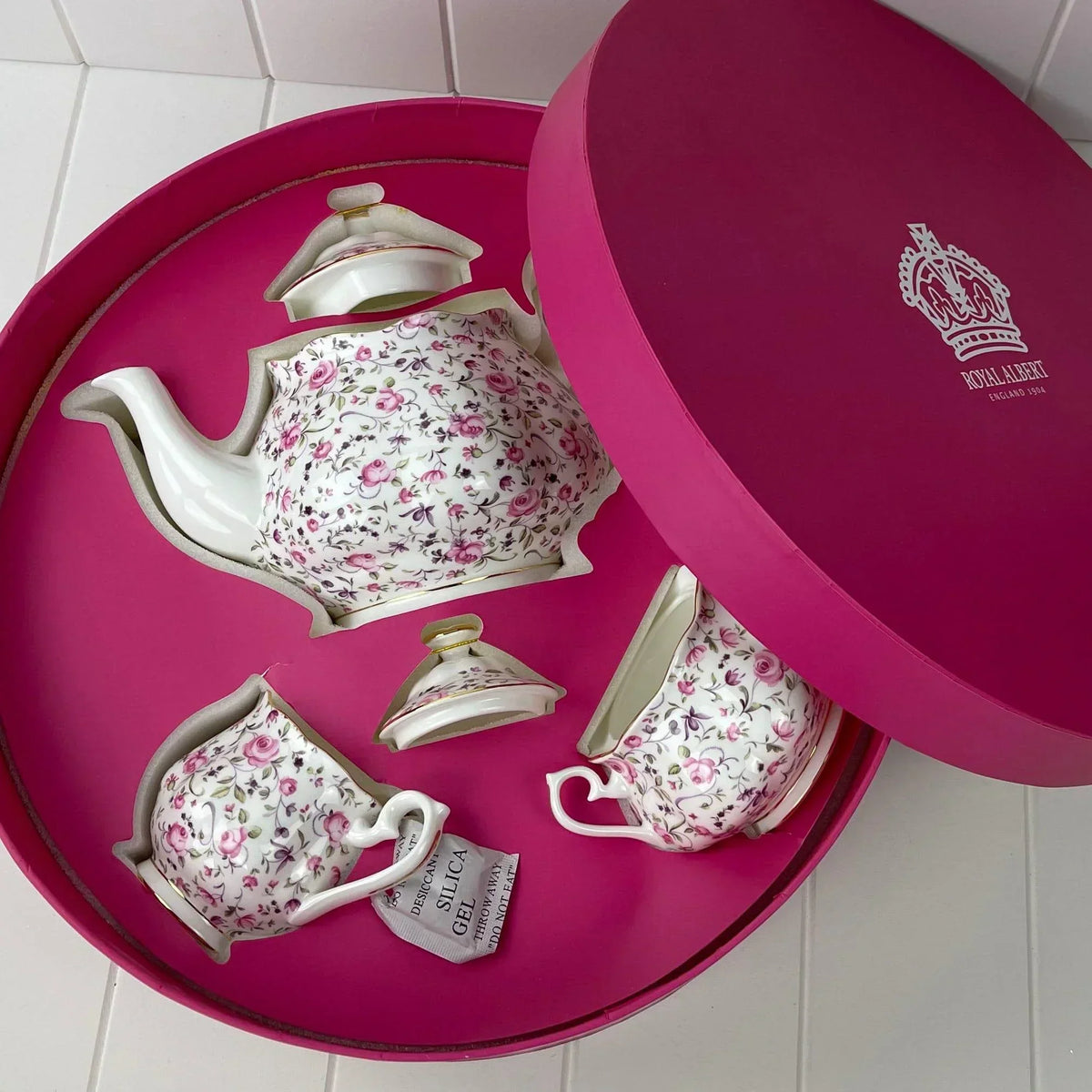Royal Albert Rose Confetti Creamer.