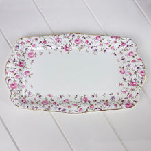 Load image into Gallery viewer, Royal Albert Bone China Royal Albert Rose Confetti Sandwich Tray
