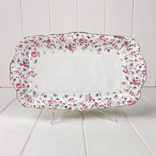 Load image into Gallery viewer, Royal Albert Bone China Royal Albert Rose Confetti Sandwich Tray
