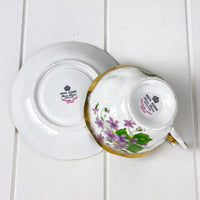 Royal Albert Bone China Royal Albert Treasure Chest Purple Violets Duo