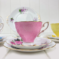 Royal Albert Bone China Royal Standard Harlequin Candy Pink Rose - 2441 Trio