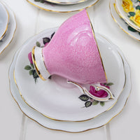 Royal Albert Bone China Royal Standard Harlequin Candy Pink Rose - 2441 Trio