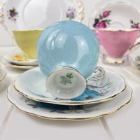 Royal Albert Bone China Royal Standard Harlequin Turquoise  - 2436 Trio