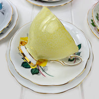 Royal Albert Bone China Royal Standard Harlequin Yellow Rose - 2434 Trio