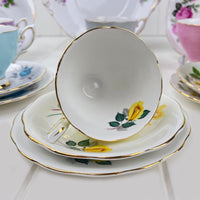 Royal Albert Bone China Royal Standard Harlequin Yellow Rose - 2434 Trio