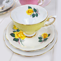 Royal Albert Bone China Royal Standard Harlequin Yellow Rose - 2434 Trio