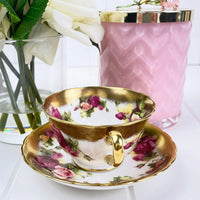 Tuscan Bone China Royal Chelsea Golden Roses Duo