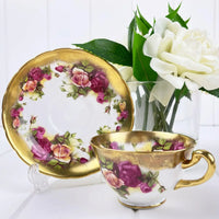 Tuscan Bone China Royal Chelsea Golden Roses Duo