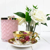 Tuscan Bone China Royal Chelsea Golden Roses Duo